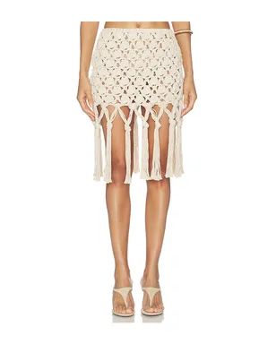 BALMAIN CROCHET COTTON KNIT スカート - サムネイル1