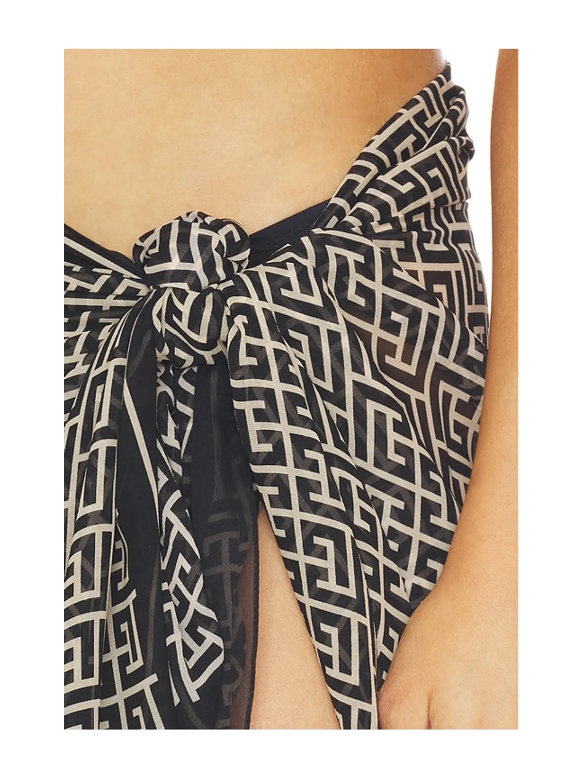 BALMAIN Monogramme Cover Up Pareo - 画像7
