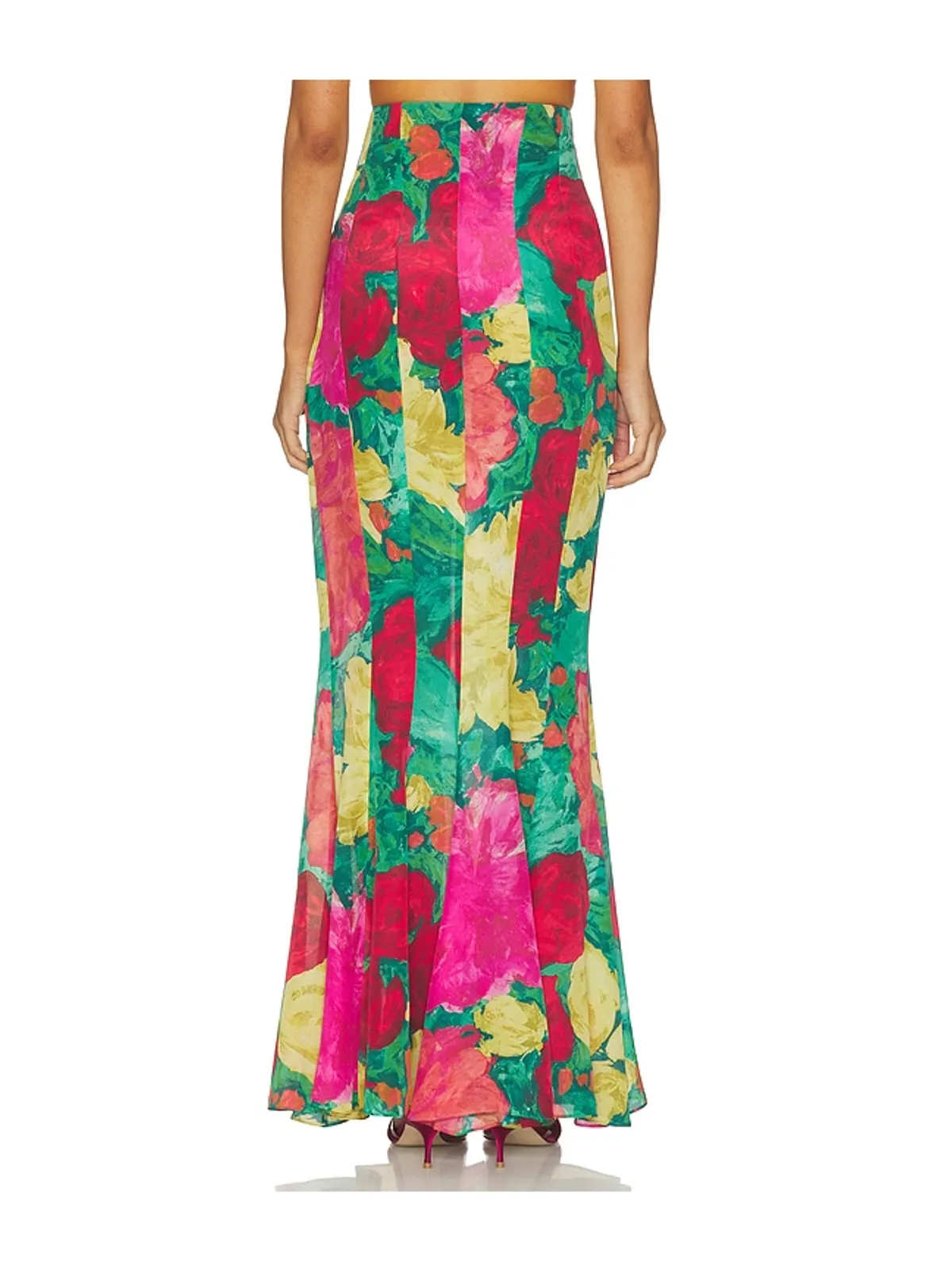 BALMAIN ROSES スカート - Red,Green. - 画像4