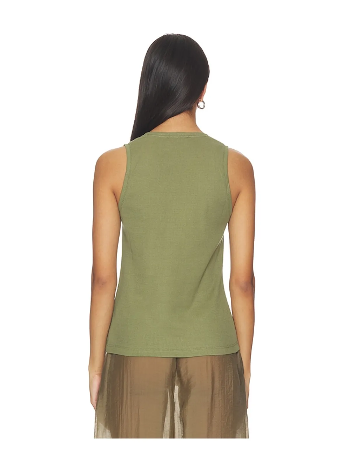 BALMAIN SMALL BALMAIN PARIS EMBROIDERED JERSEY TANK トップ - 画像3