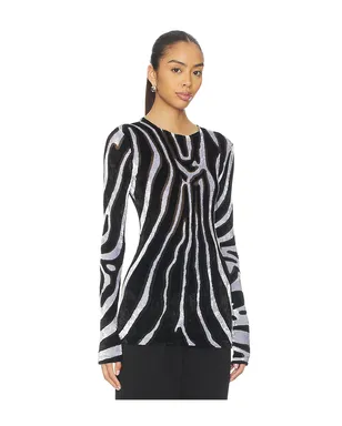 BALMAIN Zebra Bodycon Top - サムネイル2