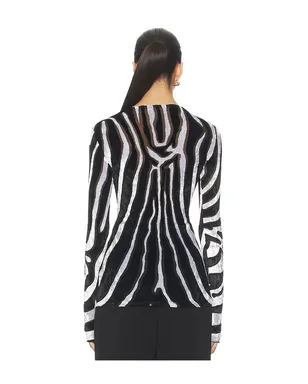 BALMAIN Zebra Bodycon Top - サムネイル3