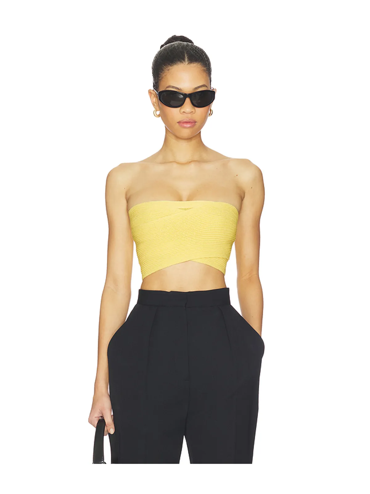 BALMAIN BRASSIERE KNIT トップ - 画像1