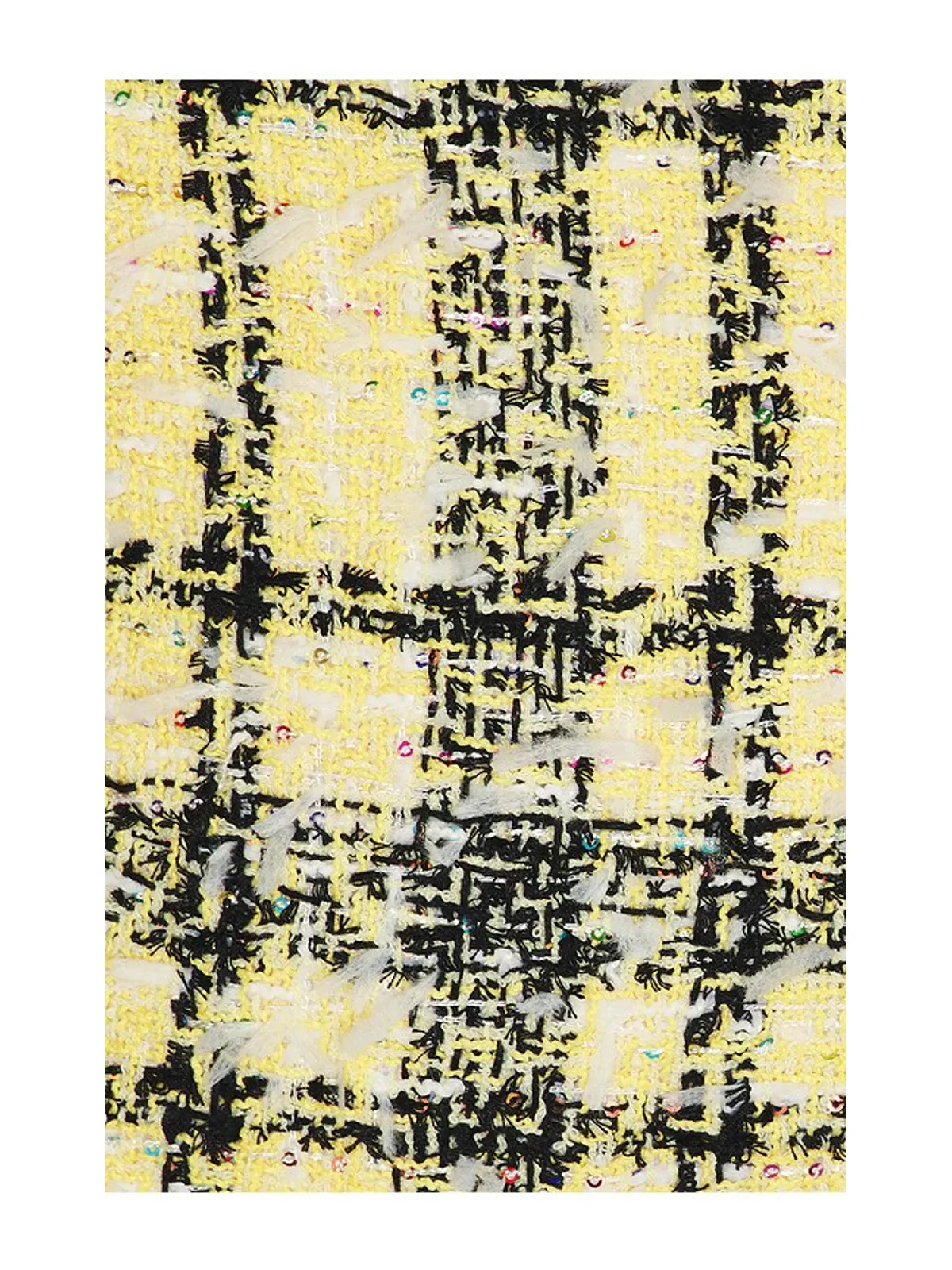 BALMAIN GLITTER TWEED TARTAN トップ - 画像5