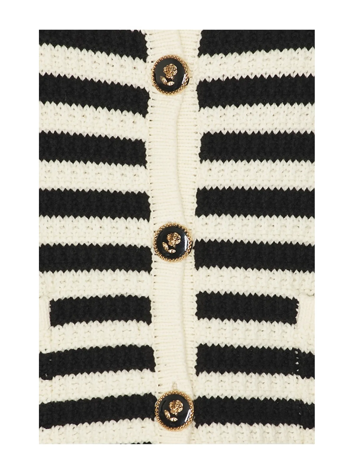 BLANKNYC ANCHOR カーディガン - Black,White. - 画像5
