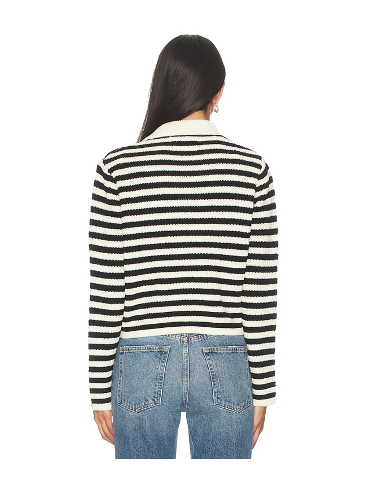 BLANKNYC ANCHOR カーディガン - Black,White. - 画像3
