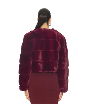 BLANKNYC クロップドフェイクファーコート - サムネイル3