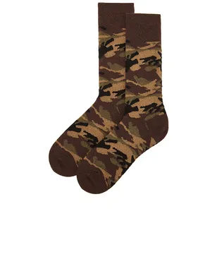 Beams Plus MLANGE CAMO ソックス - サムネイル2