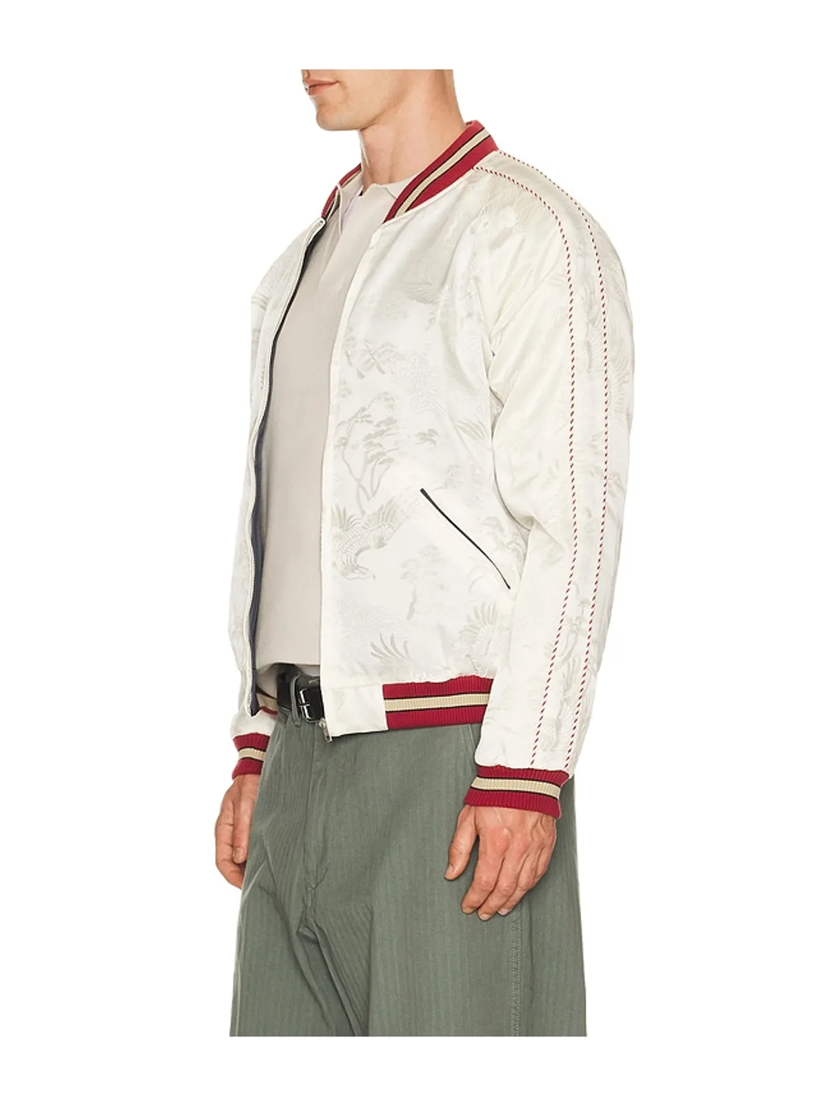 Beams Plus ORIENTAL ジャケット - Navy,White. - 画像3
