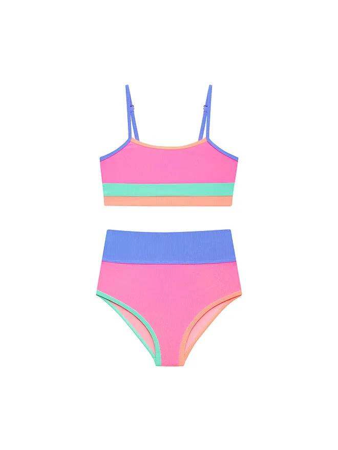 BEACH RIOT BEACH RIOT EVA AND EMMIE スイムセット - Pink,Blue.の商品画像