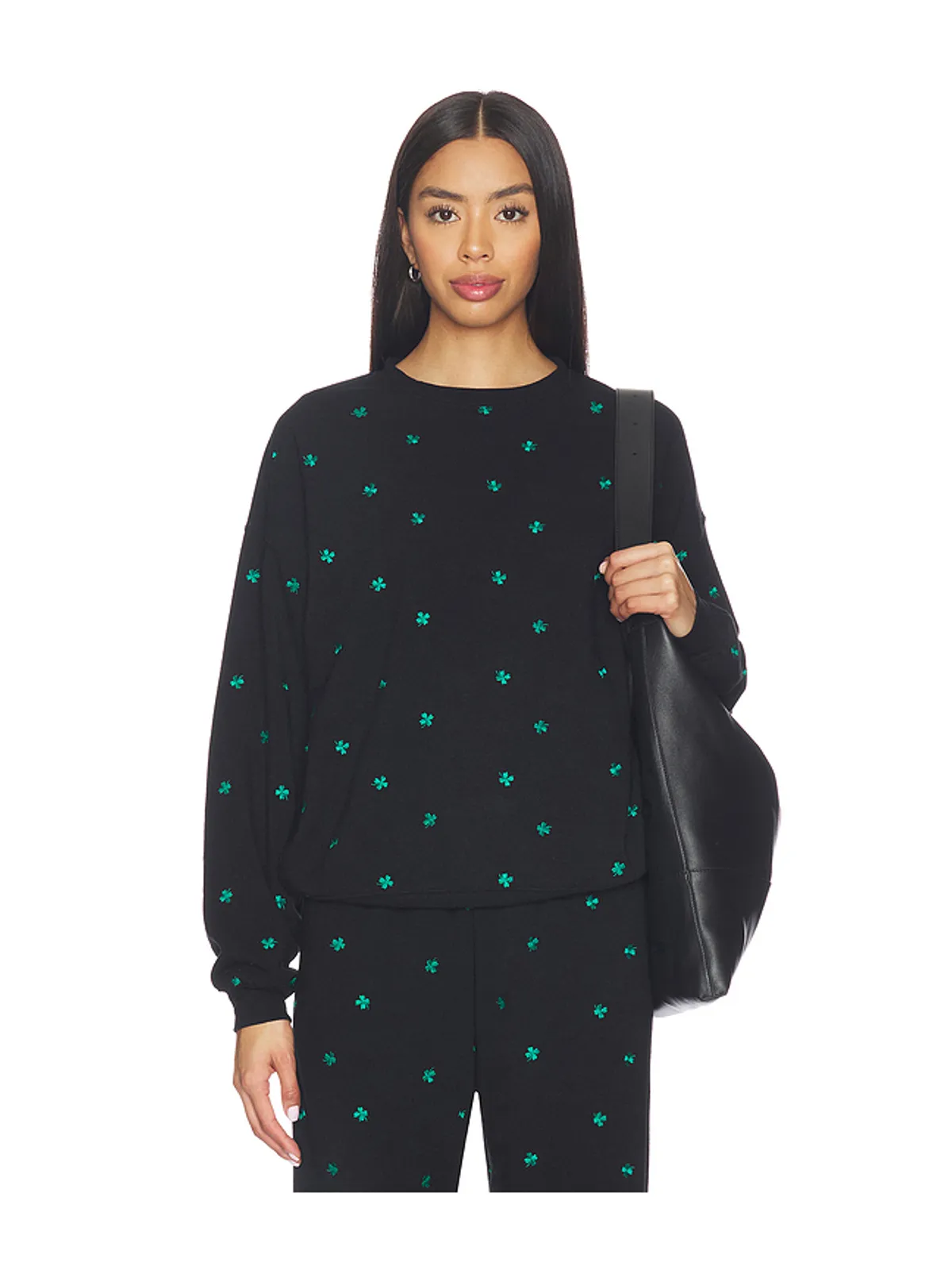 BEACH RIOT DEVY オーバーサイズセーター - Black,Green. - 画像1