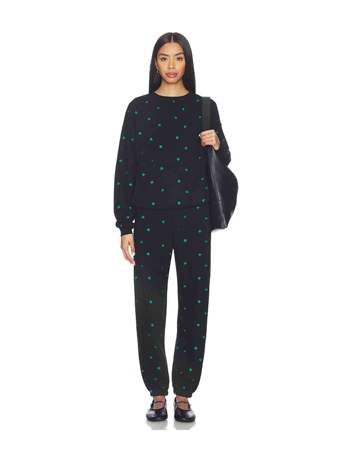 BEACH RIOT DEVY オーバーサイズセーター - Black,Green. - 画像4