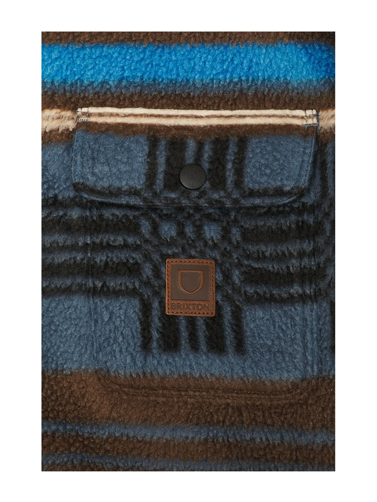 Brixton BOWERY Tシャツ - Slate,Brown. - 画像5