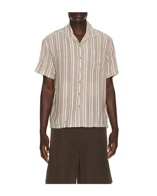 Brixton シャツ - Wine,Brown. - サムネイル1