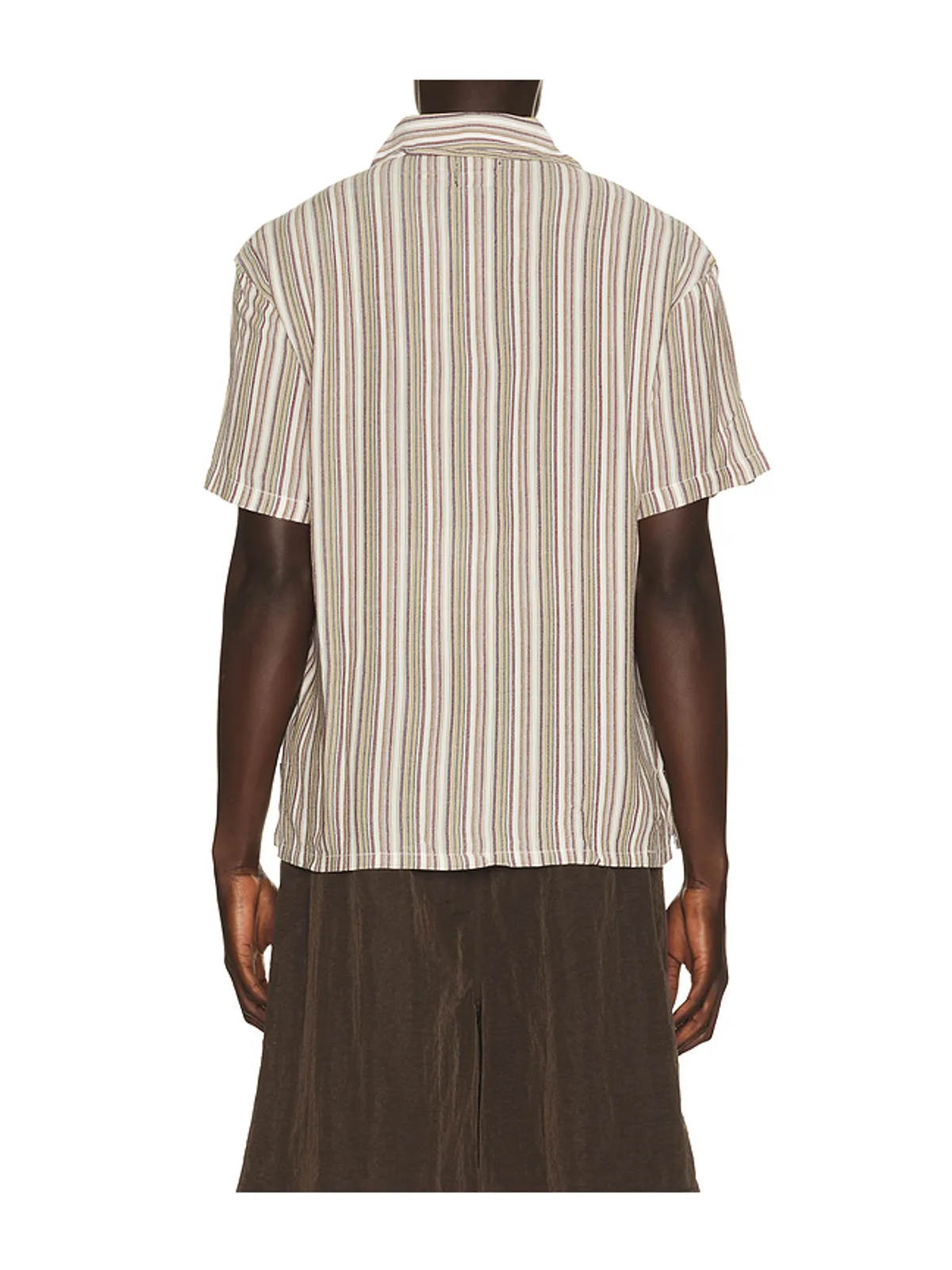Brixton シャツ - Wine,Brown. - 画像2