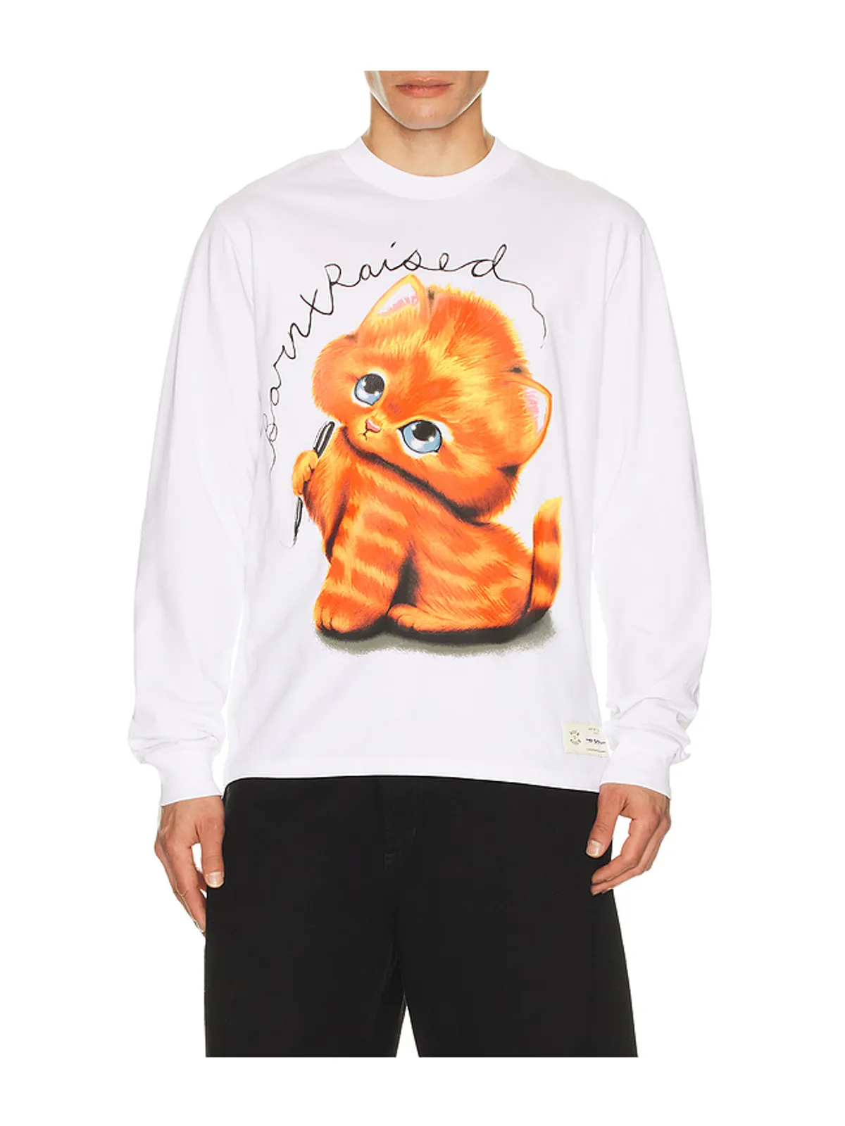 Born x Raised KITTY 長袖Tシャツ - 画像1