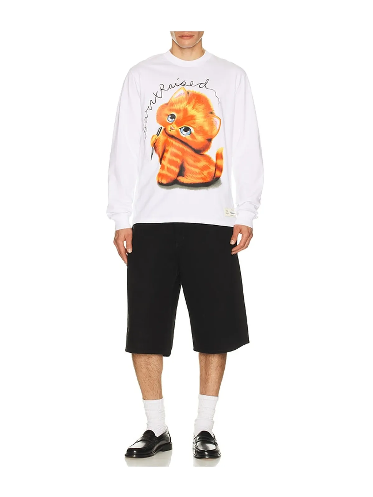 Born x Raised KITTY 長袖Tシャツ - 画像3