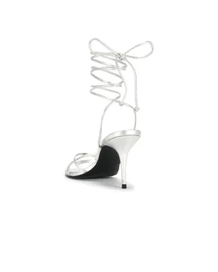 BLACK SUEDE STUDIO TALLY 80 サンダル - Metallic Silver, grey. - サムネイル3