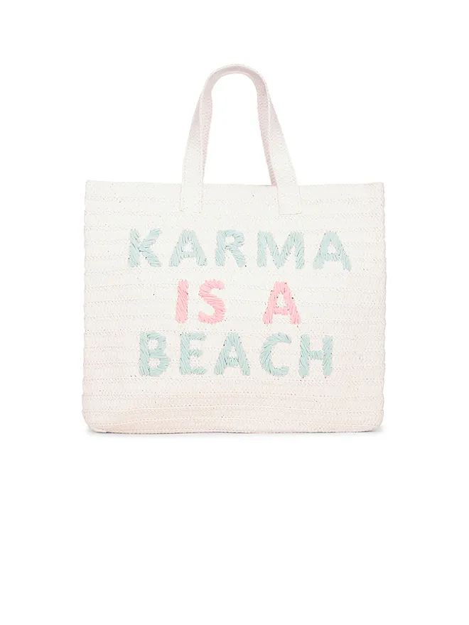 BTB Los Angeles BTB Los Angeles KARMA IS A BEACH トートバッグの商品画像