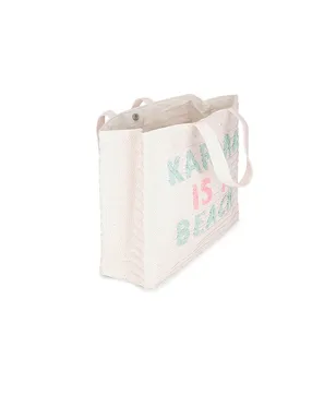 BTB Los Angeles KARMA IS A BEACH トートバッグ - サムネイル4