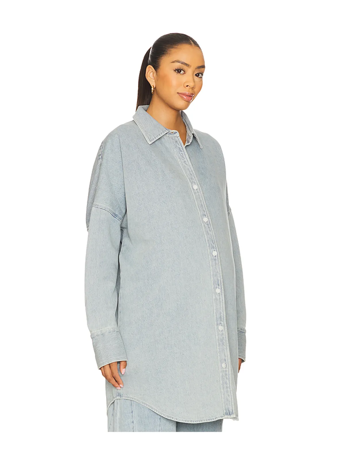 BUMPSUIT DENIM ボタンアップドレス - 画像2