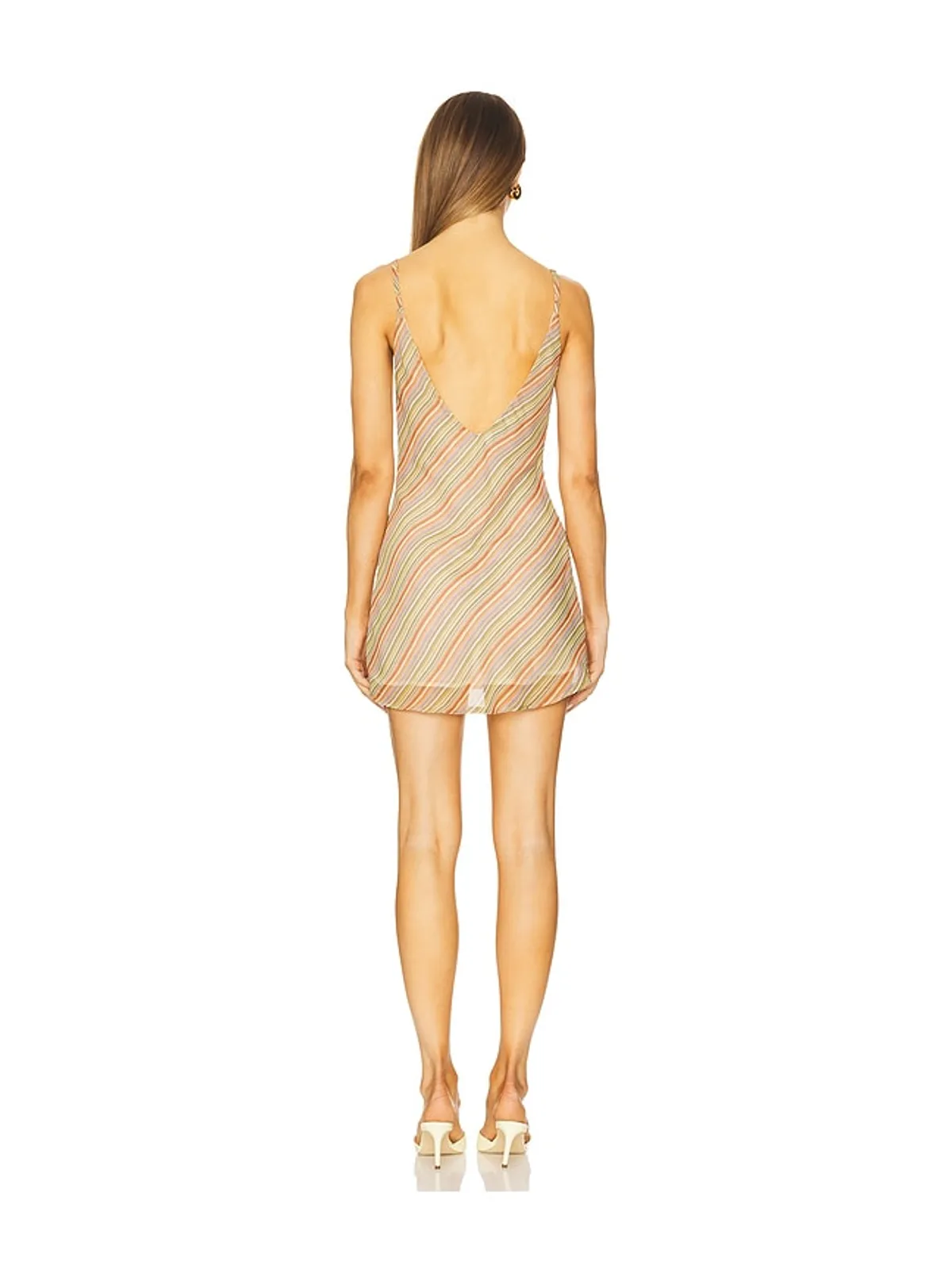 Bella Venice JORDAN ドレス - Burnt Orange,Green. - 画像3