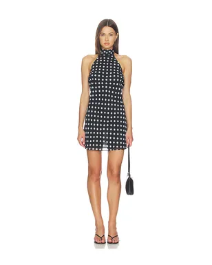 Bella Venice THE PIPER ホルターネックドレス - Black,White. - サムネイル1