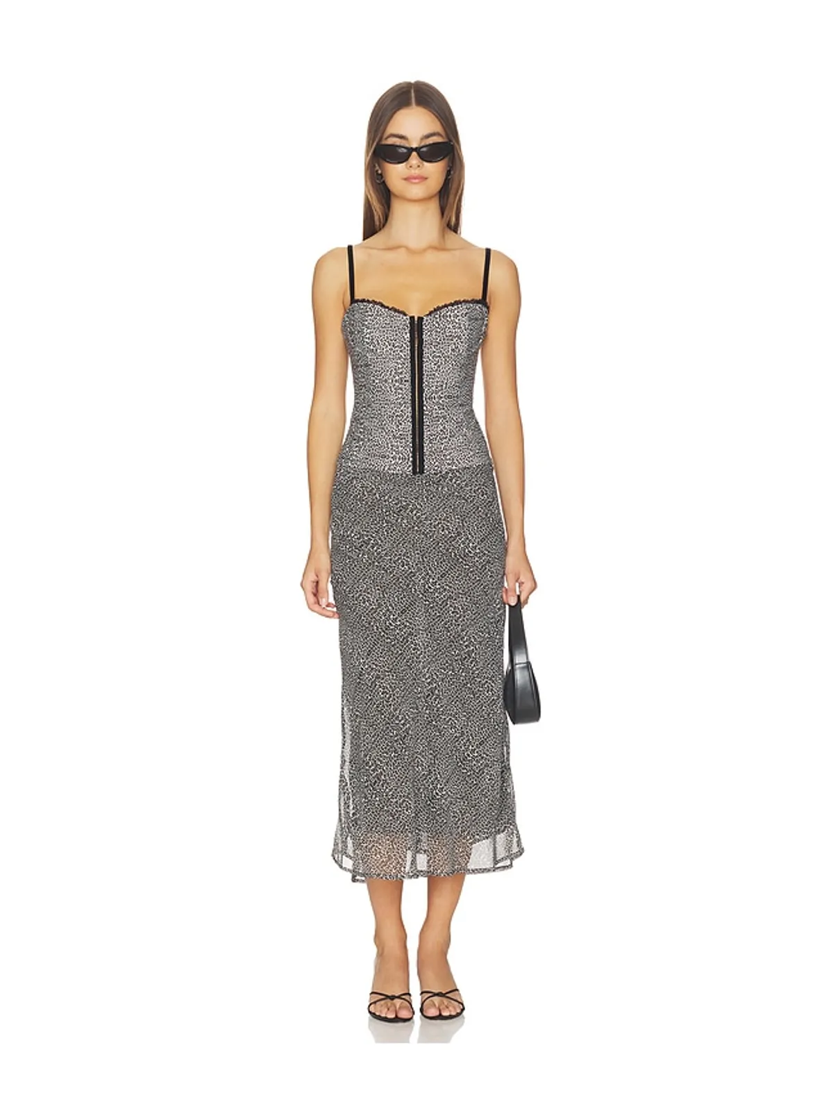 Bella Venice THE LAWSON スカート - Charcoal,Brown. - 画像5