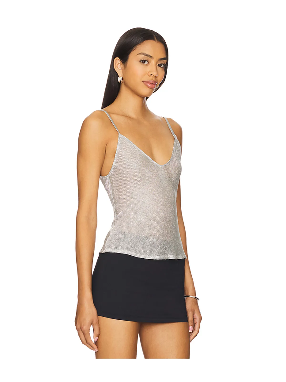 Bella Venice JACKIE トップ - Metallic Silver, grey. - 画像2