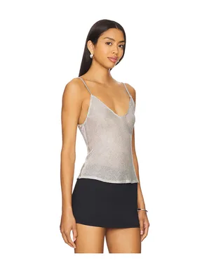 Bella Venice JACKIE トップ - Metallic Silver, grey. - サムネイル2