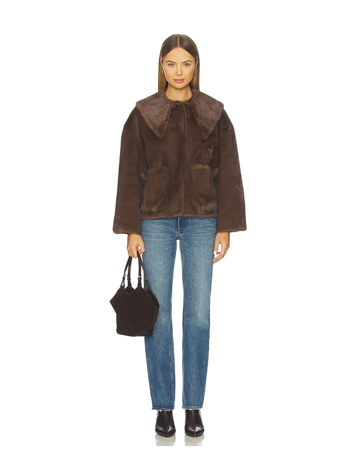 By Malene Birger JACQUIE フェイクファージャケット - 画像5
