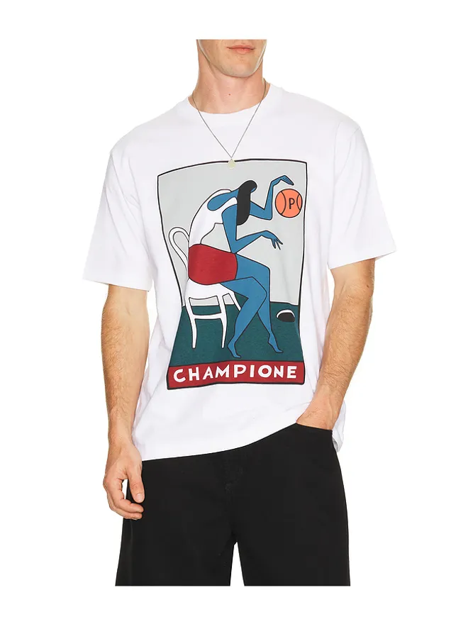 By Parra By Parra CHAMPIONE T-SHIRT ホワイトの商品画像