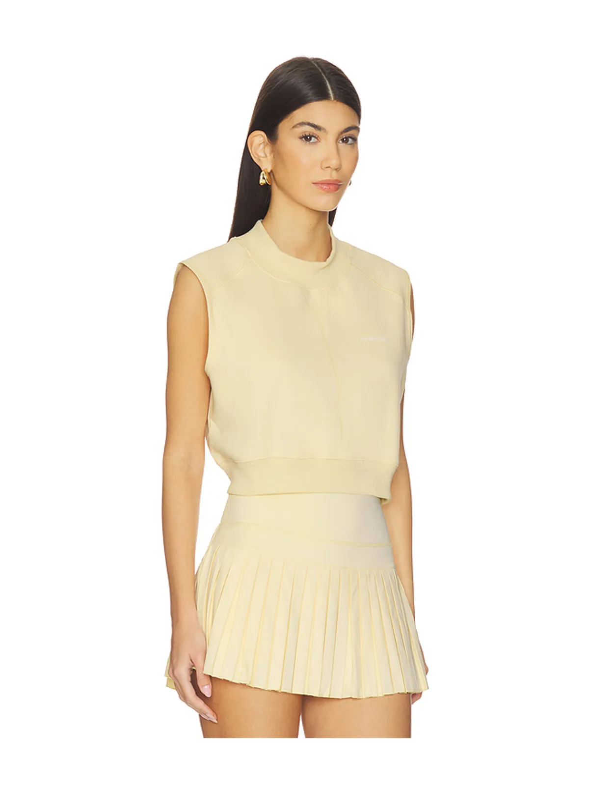Gold Hinge MOCK NECK SLEEVELESS TOP モックネックノースリーブトップ - 画像2