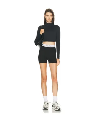 Gold Hinge ATHLETIC HALF ZIP CROP TOP アスレチックハーフジップ クロップトップ - サムネイル4