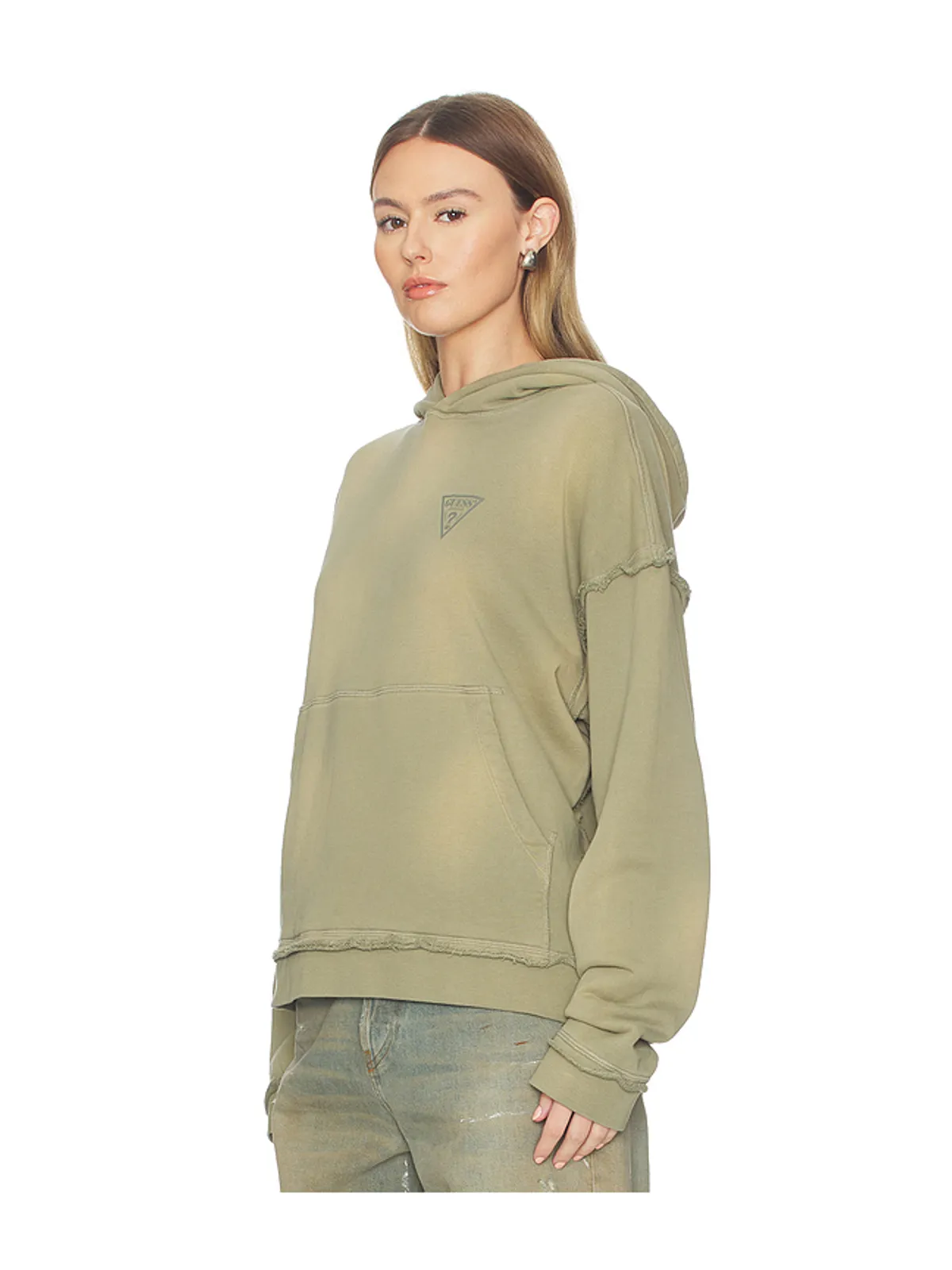 Guess Originals SMALL TRIANGLE LOGO パーカー - 画像2