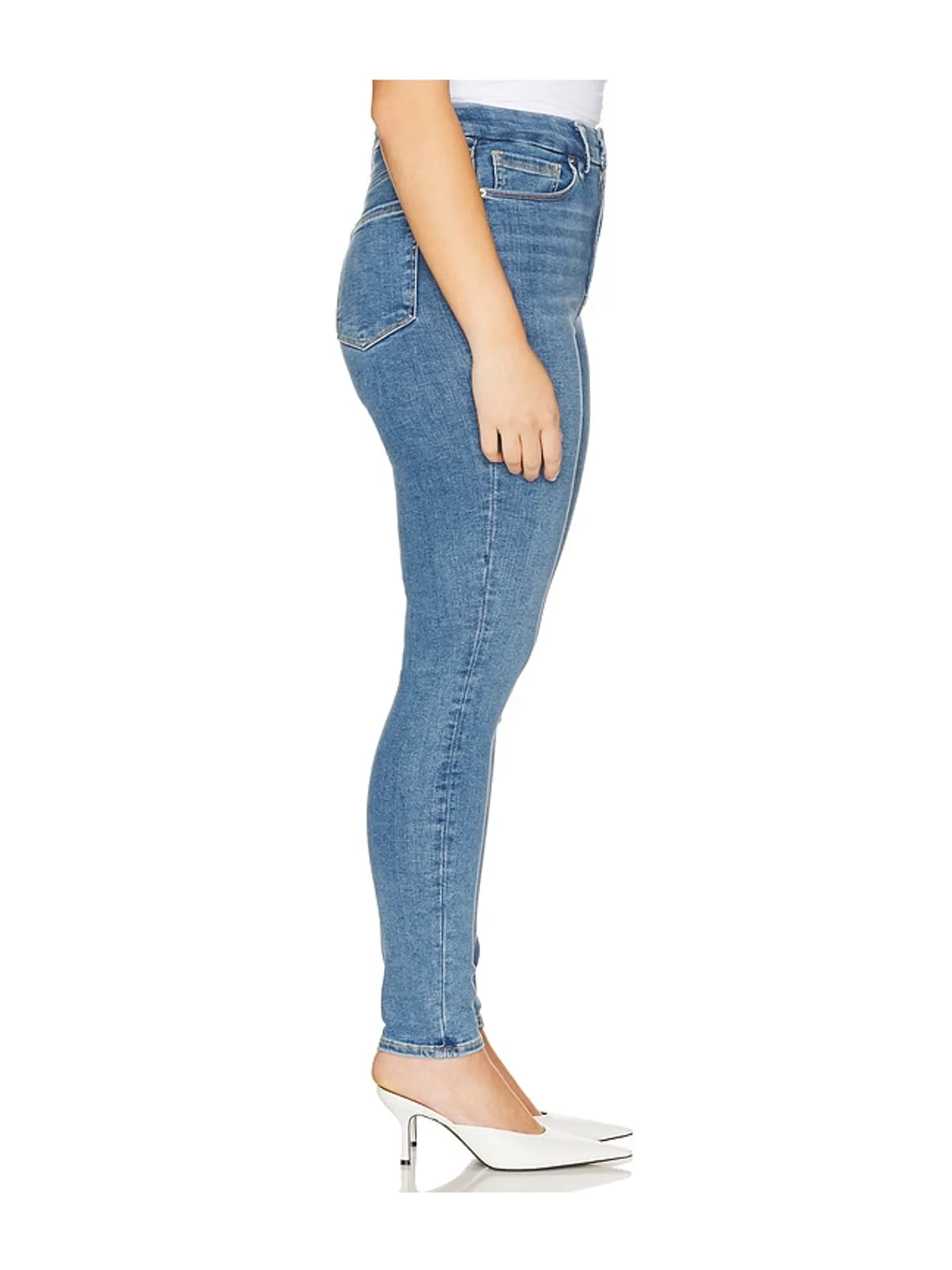 Good American ALWAYS FITS GOOD LEGS スキニー - 画像6