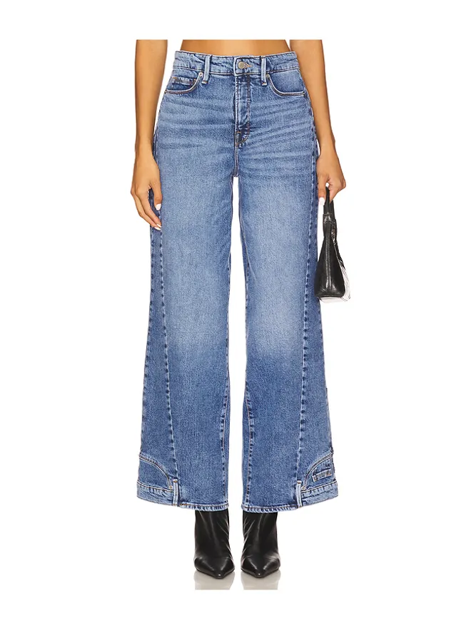 Good American Good American REWORKED ワイドレッグの商品画像