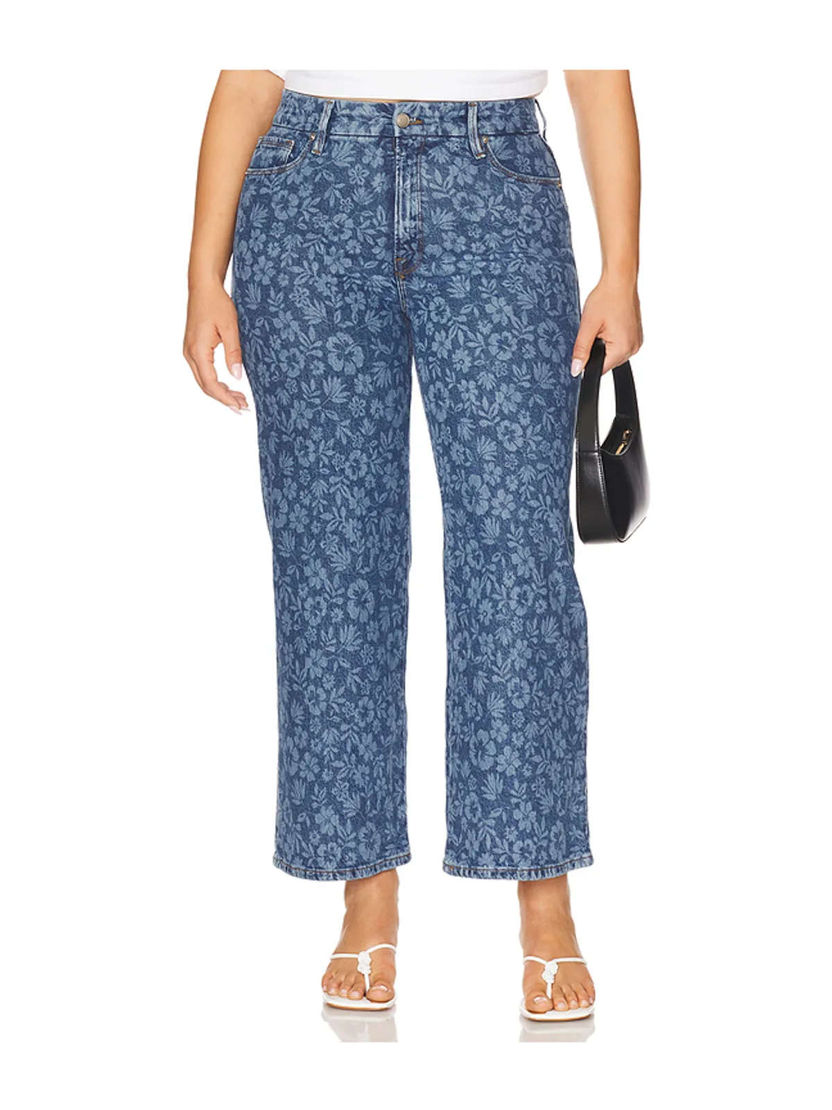 Good American Good Waist Cropped Palazo - 画像2