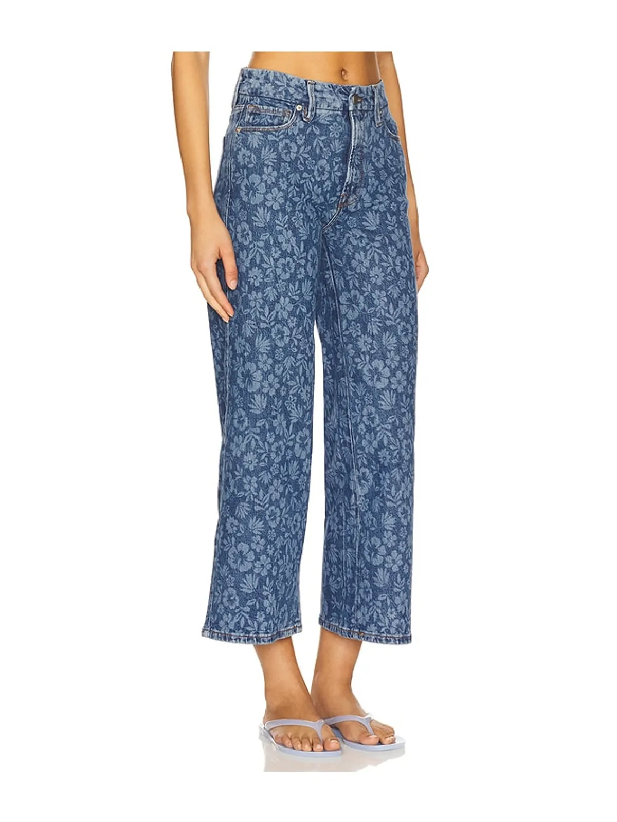 Good American Good Waist Cropped Palazo - 画像3