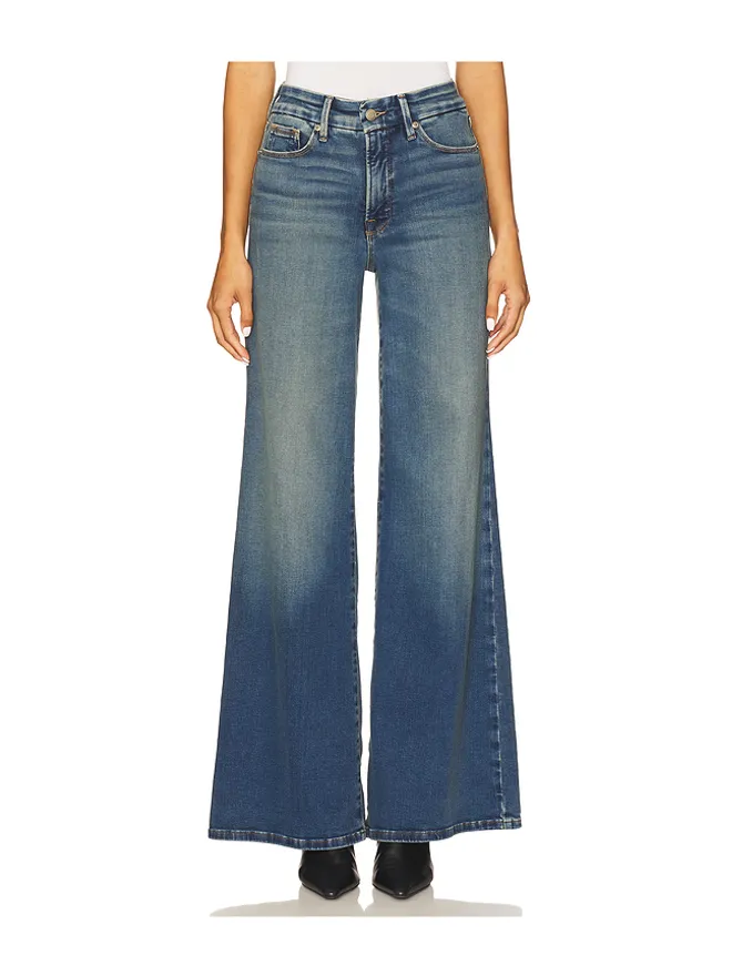 Good American Good American SOFT TECH GOOD WAIST PALAZZO フレアの商品画像