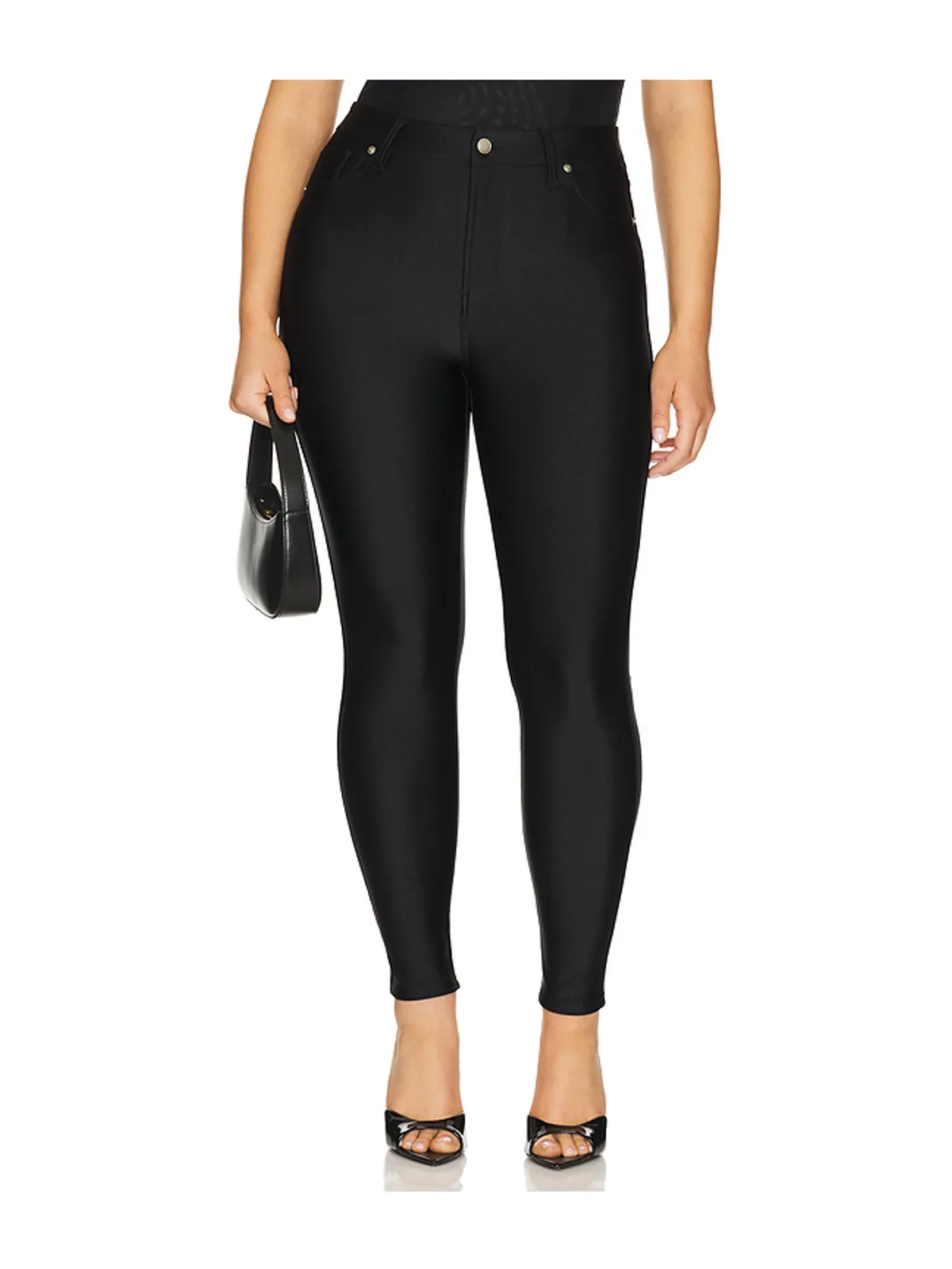 Good American COMPRESSION SHINE GOOD WAIST パンツ - 画像2