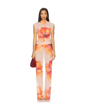 Good American ワイドレッグパンツ - Orange,Neutral. - サムネイル9