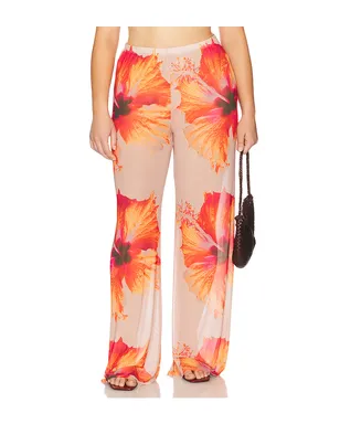 Good American ワイドレッグパンツ - Orange,Neutral. - サムネイル2