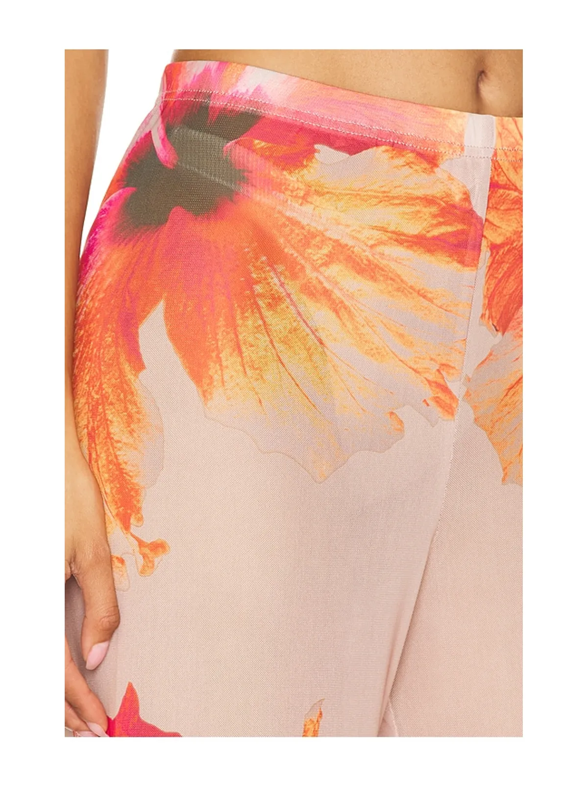 Good American ワイドレッグパンツ - Orange,Neutral. - 画像11