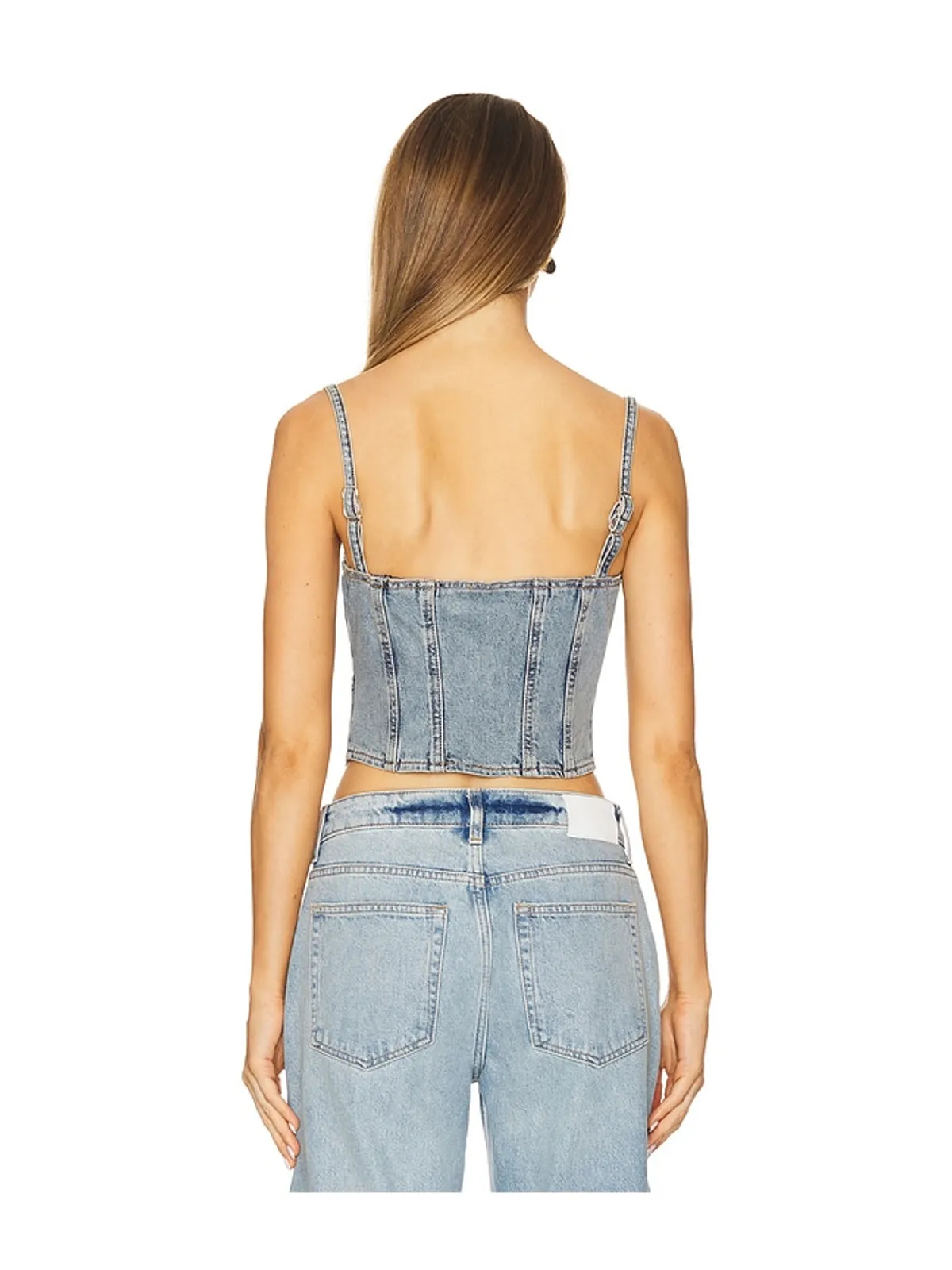 Good American DENIM ビスチェ - 画像5