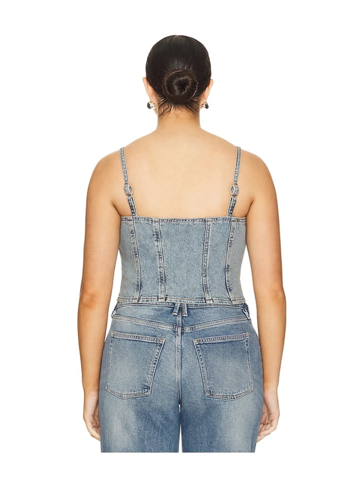 Good American DENIM ビスチェ - 画像6
