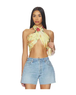 Ganni PRINTED WRAP スカーフ - サムネイル1