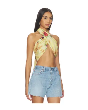 Ganni PRINTED WRAP スカーフ - サムネイル2