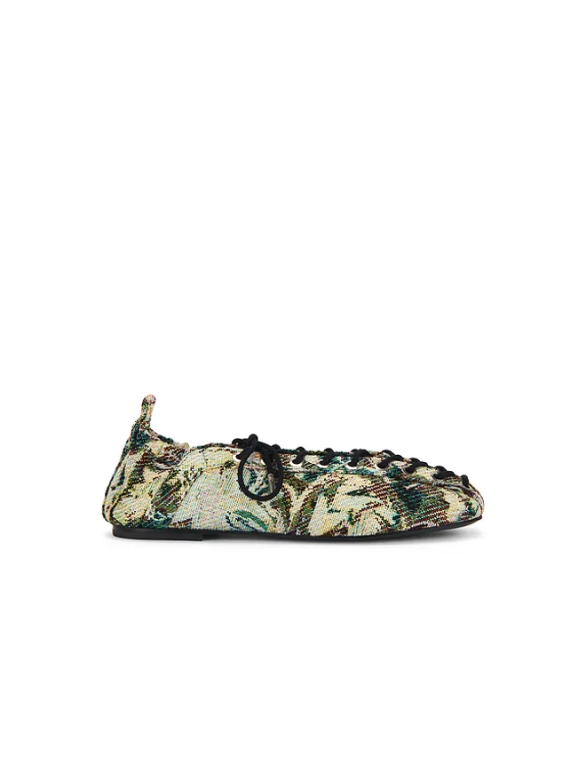 Ganni Ganni LACE UP バレリーナの商品画像