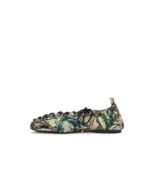 Ganni LACE UP バレリーナ - サムネイル5